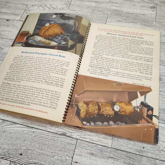 Big Boy Barbecue Book Vtg 1960 Shows How Easy To Cook on a Spit & Grill Cookbook - Picture 13 of 16